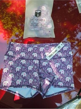 Tough mode women's compression shorts